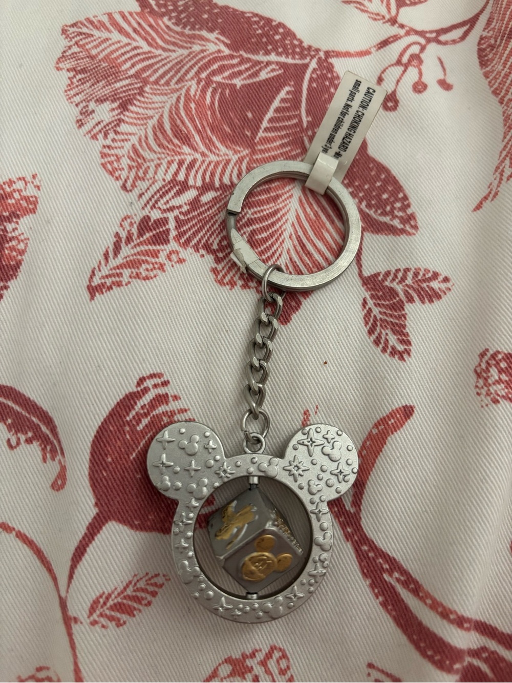 Silver Mickey MouseFrame Keychain - Disney Inspired